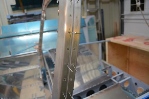 With everything in place I went around the ouside and set all the CS4-4 rivets