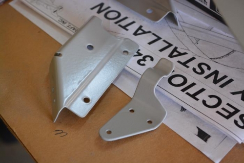 painted canopy latch and tunnel parts