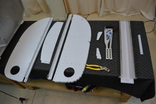 All the pieces primed and ready to assemble