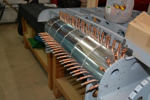 Rivetted the appropriate locations