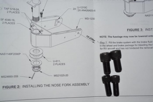 Recieved the right size bolts