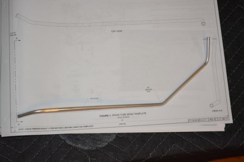 fule drain line bent per plan