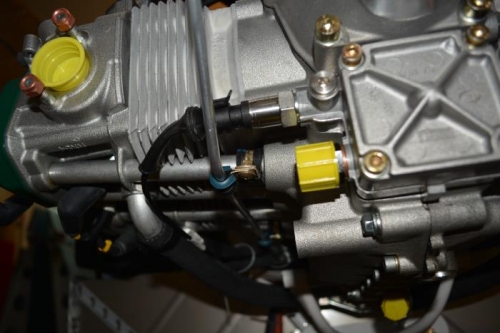 tight fit to get it past all the hoses