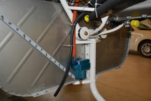 loosely secured and I'll cut to size later