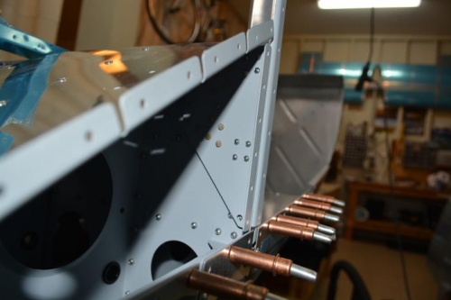 The LP-5 rivets don't leave much to garb hold of on the other side