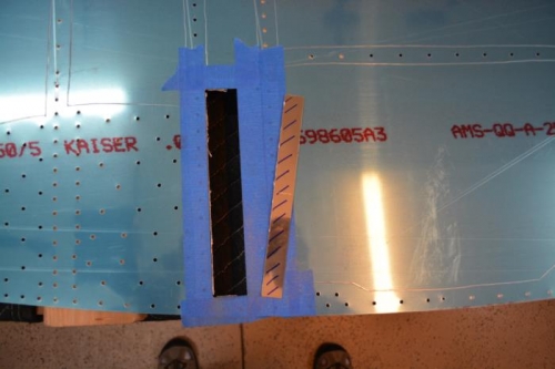 Removed the sectiona and used a file to get the final shape to the line