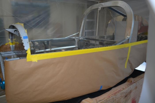 Sarted masking the sides