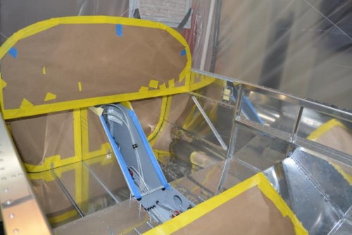 Lower fire wall masked