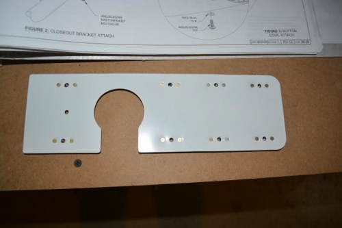 nut plates installed