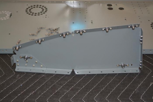 canopy rib complete and ready to final drill holes