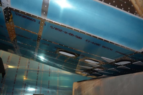 Bottom all riveted together