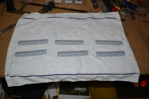 Stiffeners ready to attach