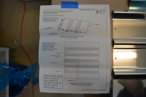 Match drilled and dimpled for nut plates