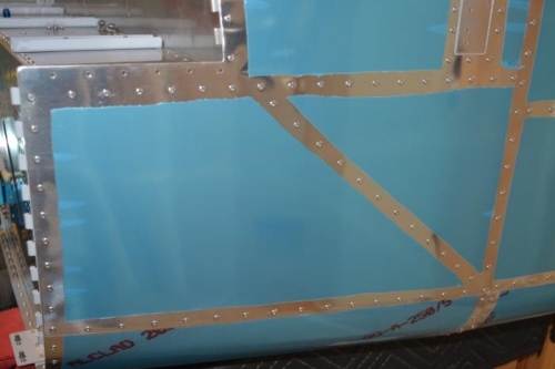 Attached fwd skin stiffeners