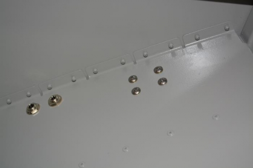 Bracket screws (with added washers)