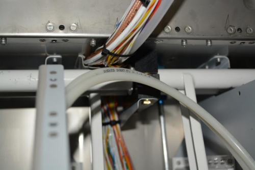 added wire shield and zip tie bracket