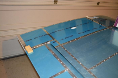 New W-1204B wing skin