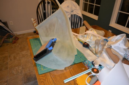 Air dcut trimmed and ready for epoxy