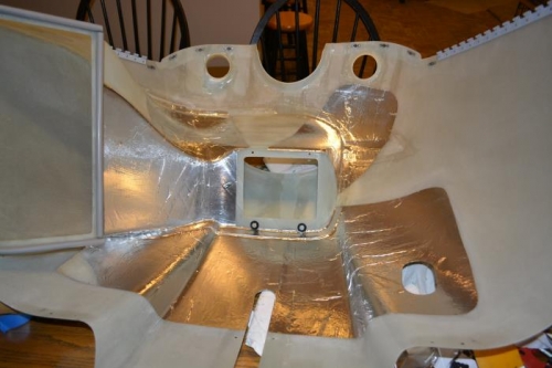 heat shield now in place