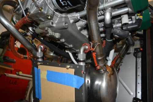 oil cooler temporary in place