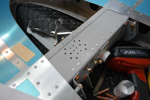 holes drilled for doubler