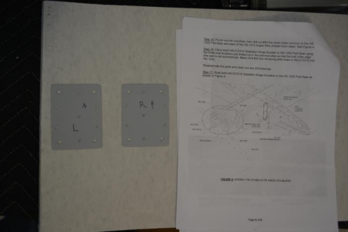 spar doublers prepped