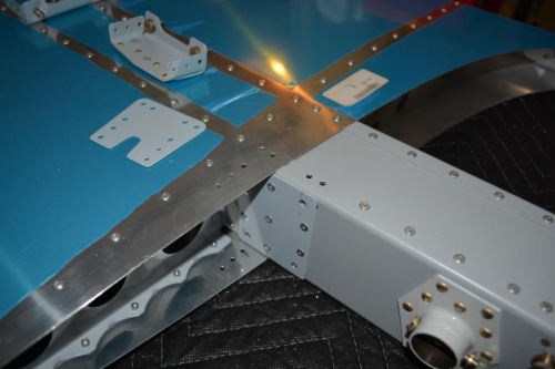 all holes drilled and cleaned up