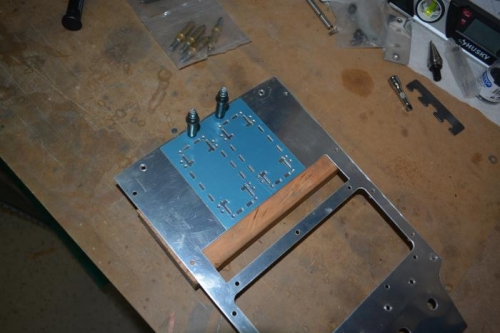 match drill and scribe lines from template