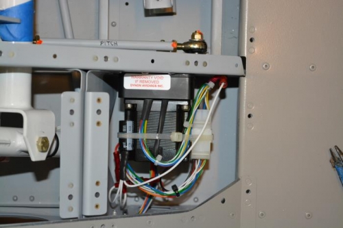 wires connected and tied down