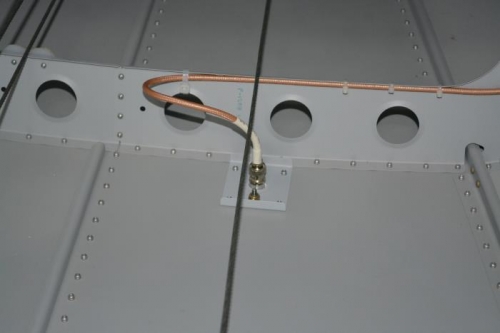 bracket and wire attached