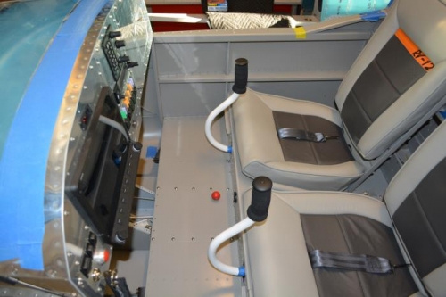 step floor cover installed