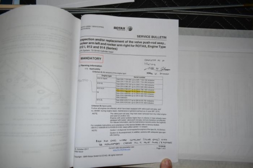 Rotax SB-912-070UL complete