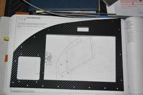 Left panel covered and trimmed