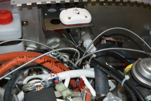 cable wire nest...need to secure with zip ties and RTV