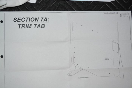 one page section to add trim tab