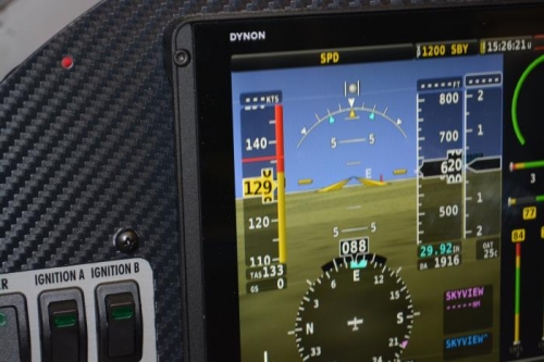 holding steady at 129 kts