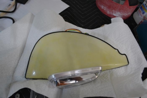 mask edges around fiberglass