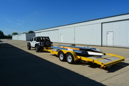 wings arrive at airport