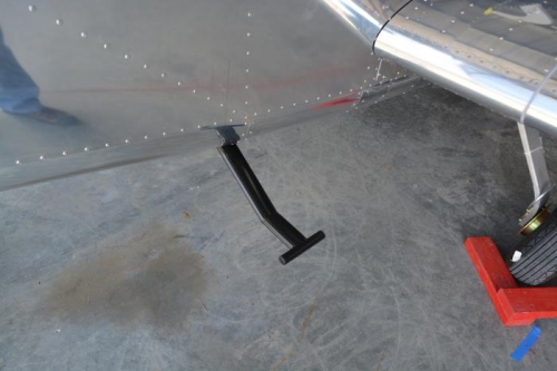 Steps powder coated and back on