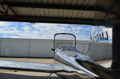 plane back in it's home...inspection is next