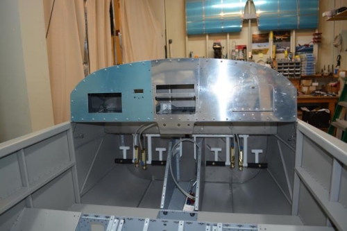 rudder pedals back in place