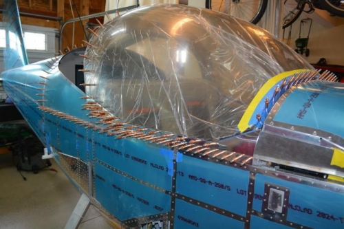 Right side canopy holes complete