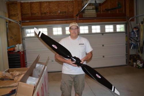 I can't believe how light the prop is