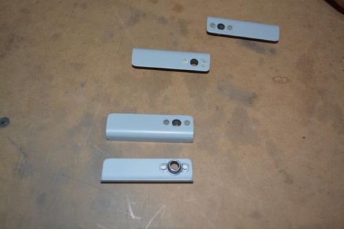 Countersink and nut plates attached