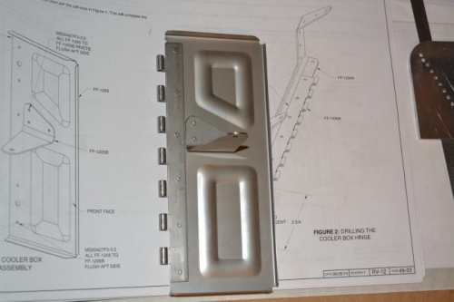 hinge attached to door