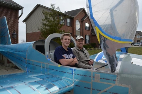 My son Ben joined in with the fun