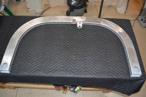 roll bar assembly riveted together