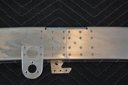 Cockpit light bracket installed