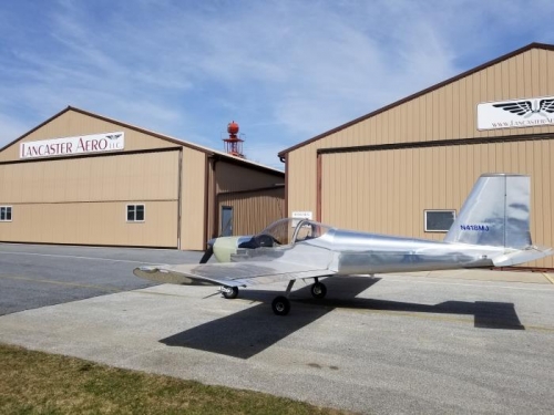 plane in front of Lancaster Aero (pre paint visit)