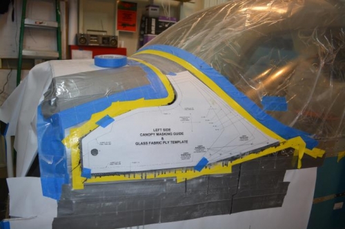 checking template and hole location